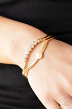 Load image into Gallery viewer, Paparazzi Palace Prize - Gold Cuff Bracelet
