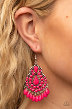 Load image into Gallery viewer, Paparazzi Persian Posh - Pink Earrings
