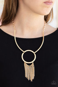 Paparazzi Pharaoh Paradise - Gold Necklace