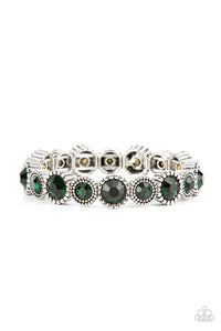 Paparazzi Phenomenally Perennial - Green Bracelet