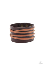 Load image into Gallery viewer, Paparazzi Pirate Plunder - Brown Wrap Bracelet

