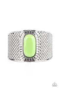 Paparazzi Poshly Pharaoh - Green Cuff Bracelet