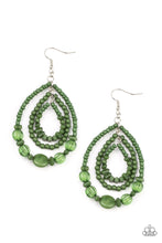 Load image into Gallery viewer, Paparazzi Prana Party - Green Earrings
