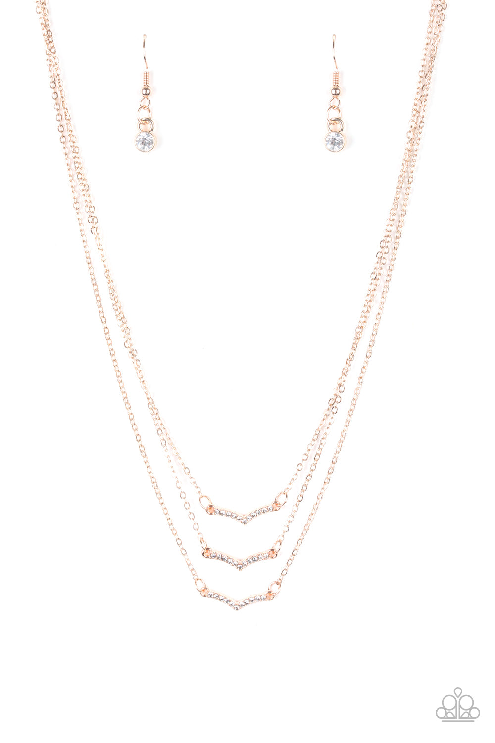 Paparazzi Pretty Petite - Tiered Necklace
