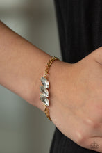 Load image into Gallery viewer, Paparazzi Pretty Priceless - Gold Bracelet
