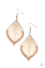 Load image into Gallery viewer, Paparazzi Pulling at My HARP-strings - Brown Earrings
