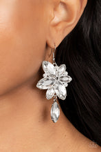 Load image into Gallery viewer, Paparazzi Radiant Retrospection - White Earrings
