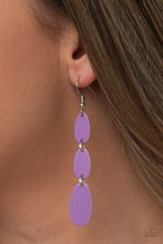 Load image into Gallery viewer, Paparazzi Rainbow Drops - Purple Earrings

