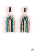 Load image into Gallery viewer, Paparazzi Rainbow Remedy - Light Pink Multi Seed Bead Earrings
