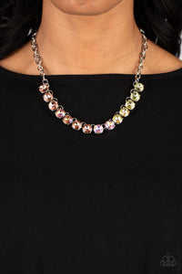 Paparazzi  Rainbow Resplendence - Orange Necklace