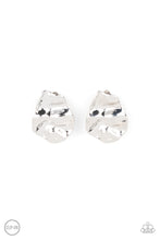 Load image into Gallery viewer, Paparazzi Raise the RUCHE - Silver Clip-On Earrin\gs

