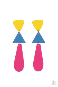 Paparazzi Retro Redux - Multi Earrings