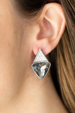 Load image into Gallery viewer, Paparazzi Risky Razzle - Silver Earrings
