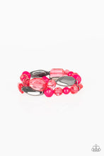 Load image into Gallery viewer, Paparazzi Rockin Rock Candy - Pink Stretch Bracelets
