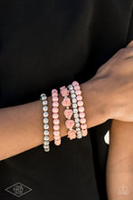 Load image into Gallery viewer, Paparazzi Rose Garden Grandeur - Pink Stretch Bracaelet
