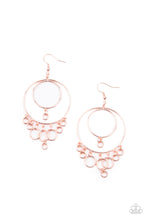 Load image into Gallery viewer, Paparazzi Roundabout Radiance - Copper Earrings

