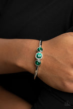 Load image into Gallery viewer, Paparazzi Royal Demands - Green Bangle Bracelet
