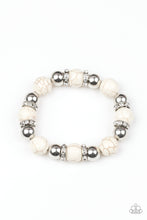 Load image into Gallery viewer, Paparazzi Ruling Class Radiance - White Bracelet
