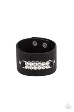 Load image into Gallery viewer, Paparazzi Runway Rebellion - Black Bracelet
