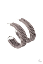 Load image into Gallery viewer, Paparazzi Rural Guru - Silver Hoop Earrings
