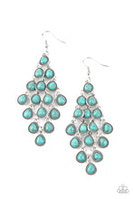Load image into Gallery viewer, Paparazzi Rural Rainstorms - Blue Earrings
