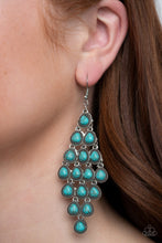 Load image into Gallery viewer, Paparazzi Rural Rainstorms - Blue Earrings
