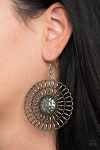 Paparazzi Rustic Groves - Silver Earrings