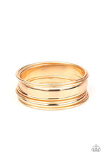 Load image into Gallery viewer, Paparazzi Sahara Shimmer - Gold Bangle Bracelets
