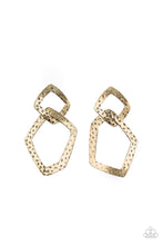 Load image into Gallery viewer, Paparazzi Scrap Yard - Brass Post Earrings
