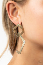 Load image into Gallery viewer, Paparazzi Scrap Yard - Brass Post Earrings
