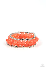 Load image into Gallery viewer, Paparazzi Seaside Siesta - Orange Stretch Bracelets
