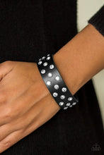 Load image into Gallery viewer, Paparazzi Shine On You Crazy Diamond - Black Urban Bracelet
