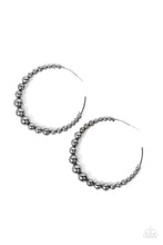 Load image into Gallery viewer, Paparazzi Show Off Your Curves - Black Hoop Earrings
