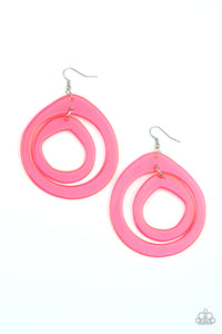 Paparazzi Show Your True NEONS - Neon Earrings