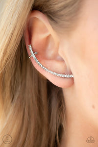 Paparazzi Sleekly Shimmering - White Ear Crawlers