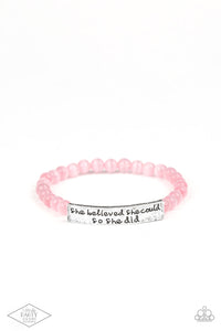 Paparazzi So She Did - Pink Bracelet