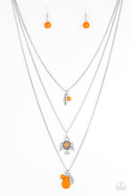 Load image into Gallery viewer, Paparazzi Soar With The Eagles - Orange Layered Necklace
