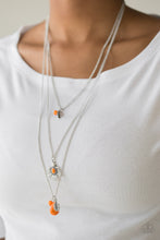Load image into Gallery viewer, Paparazzi Soar With The Eagles - Orange Layered Necklace
