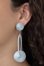 Load image into Gallery viewer, Paparazzi Social Sphere - Silver Earrings
