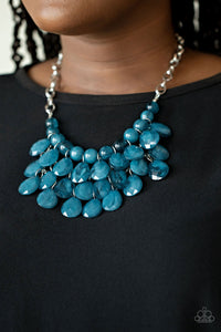 Paparazzi Sorry To Burst Your Bubble - Blue Necklace