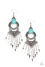Load image into Gallery viewer, Paparazzi Southern Spearhead - Blue Earrings
