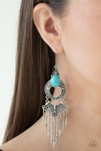 Load image into Gallery viewer, Paparazzi Southern Spearhead - Blue Earrings
