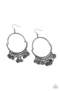 Paparazzi Speed of SPOTLIGHT - Black Earrings