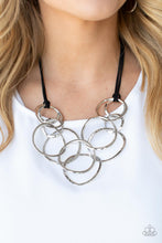 Load image into Gallery viewer, Paparazzi Spiraling Out of COUTURE - Silver Necklaces
