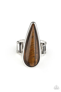 Paparazzi Spiritual Awakening - Brown Tiger's Eye Ring