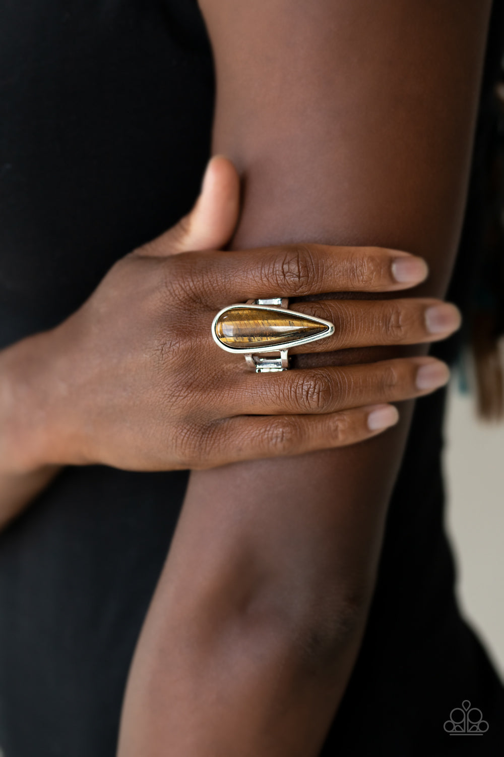Paparazzi Spiritual Awakening - Brown Tiger's Eye Ring