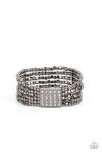 Load image into Gallery viewer, Paparazzi Star-Studded Showcase - Black Stretch Bracelet
