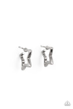 Load image into Gallery viewer, Starlet Shimmer Star Hoop Earrings
