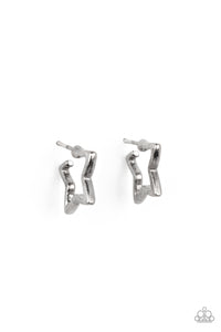 Starlet Shimmer Star Hoop Earrings