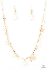 Paparazzi Starry Shindig - Gold Star Necklace